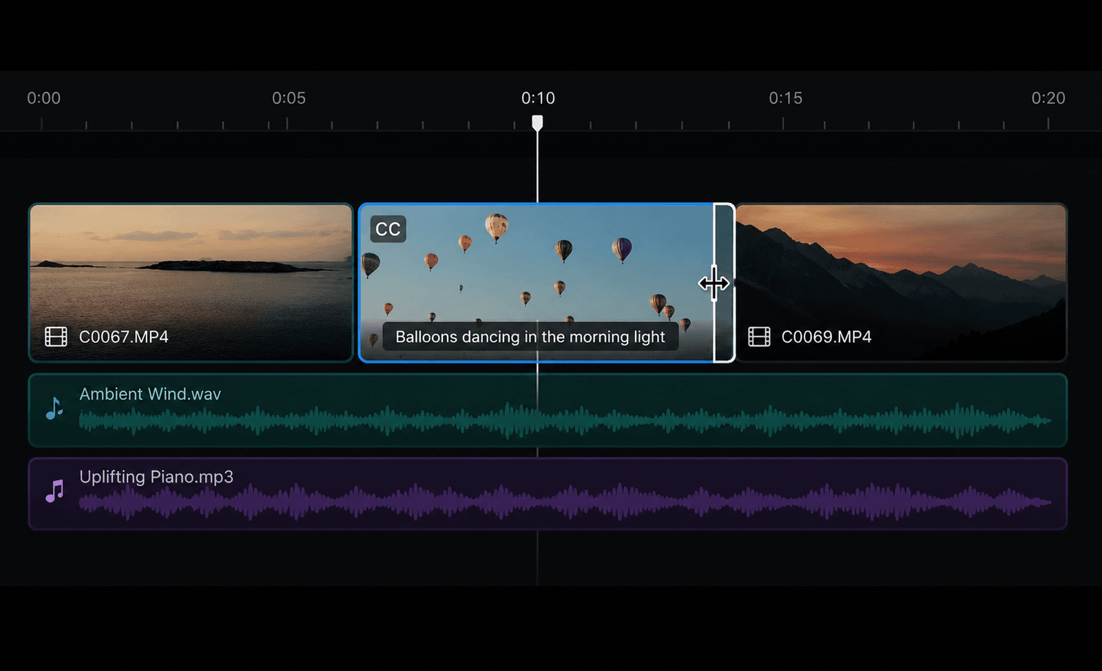 Filmforge interface
