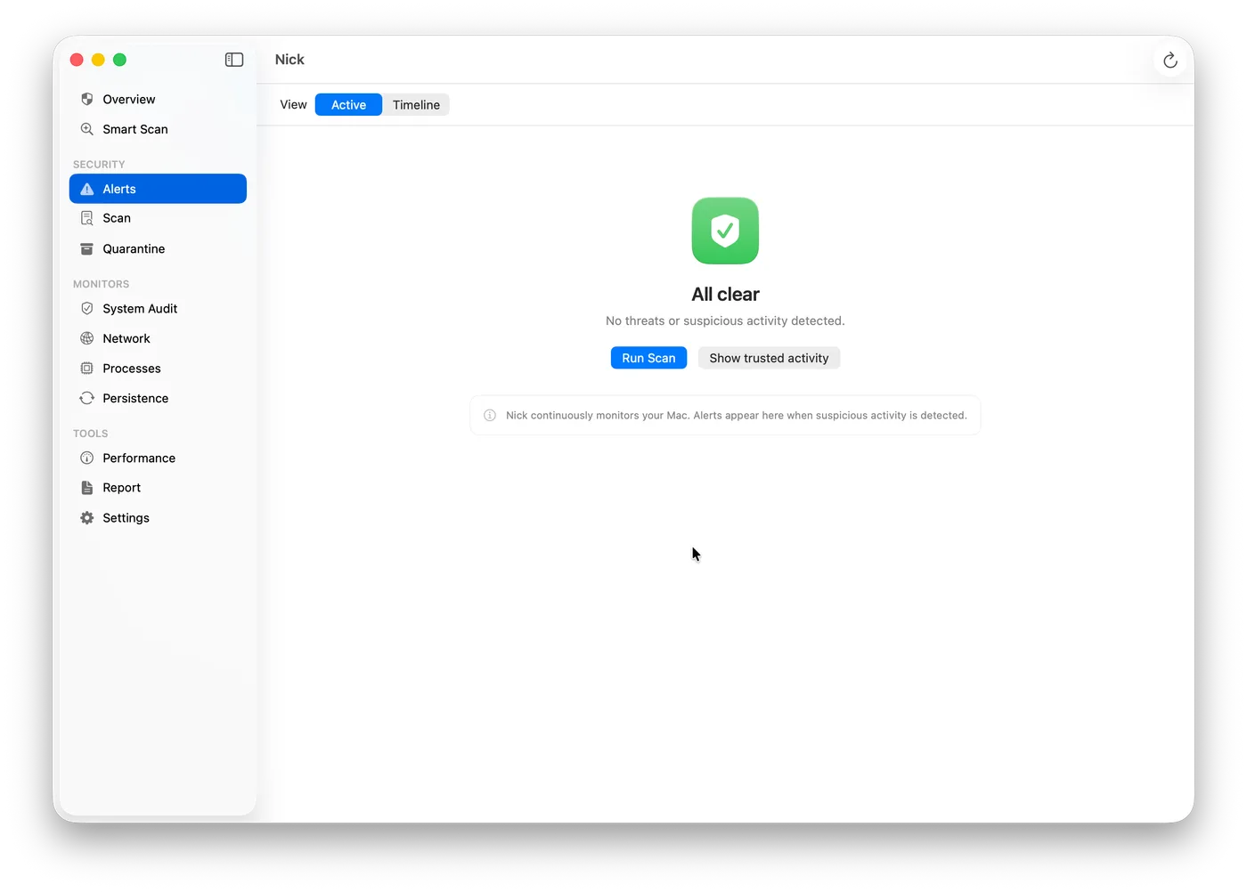 Nick Camera & Mic Sentinel — real-time detection of unauthorised media access